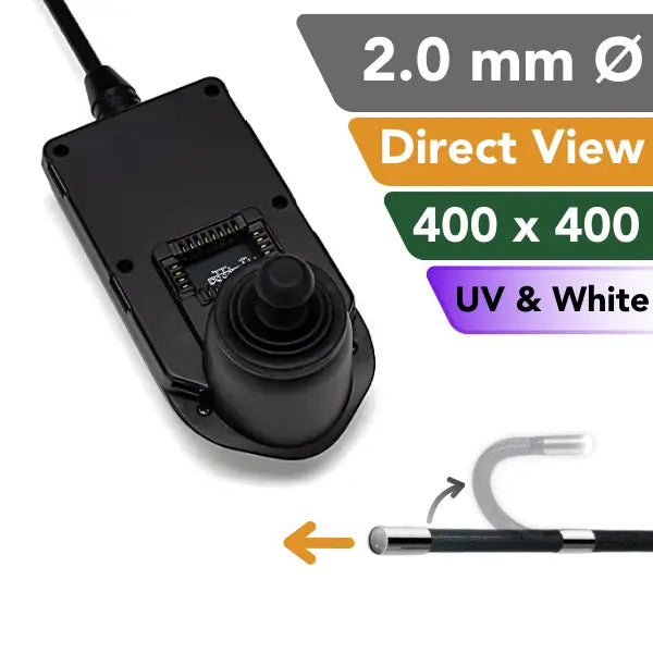 iShot Imaging Model E 2.0 mm Direct View UV and White Light Articulating Video Borescope | InterTest
