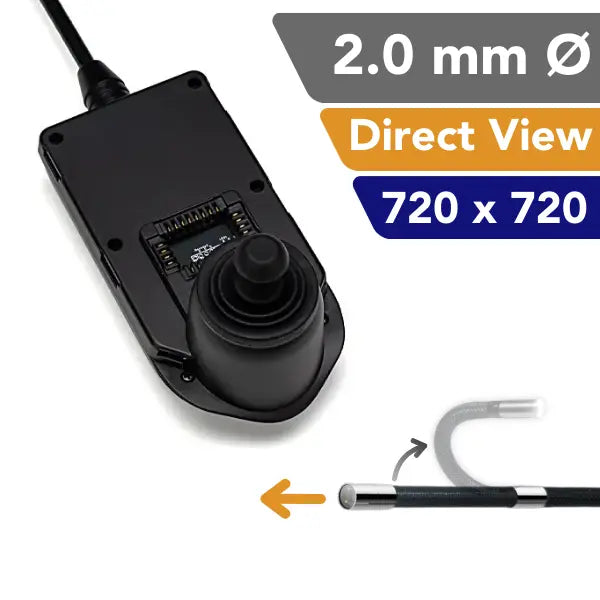 iShot Imaging 2.0 mm Direct View High Resolution Articulating Video Borescope  | InterTest