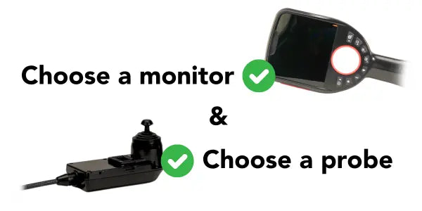 iShot Model E choose a monitor, choose a probe CTA