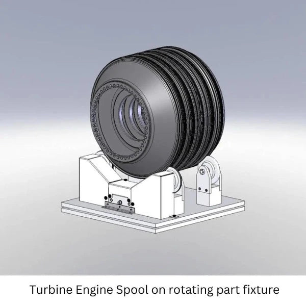 SeeUV® Motorized WebViewer® Attachment Turbine Engine Spool Diagram - InterTest, Inc.