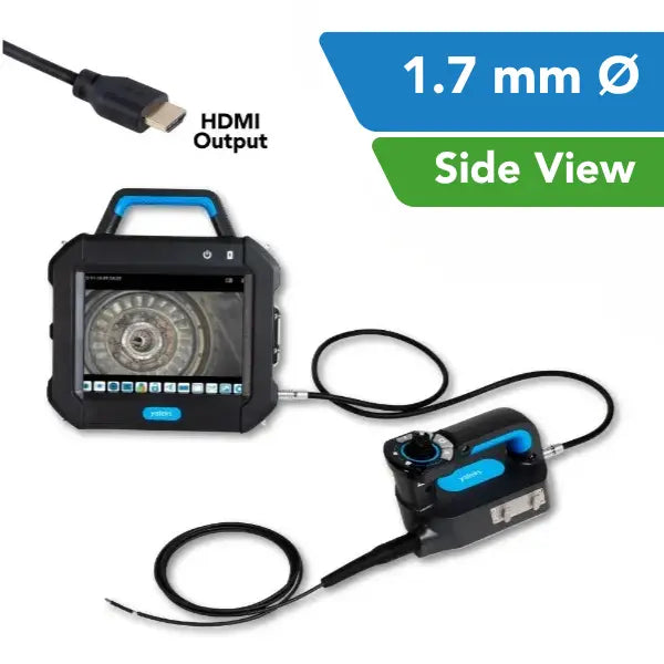 Yateks P+ Series 1.7 mm Side View Video Borescope Monitor and Probe - InterTest