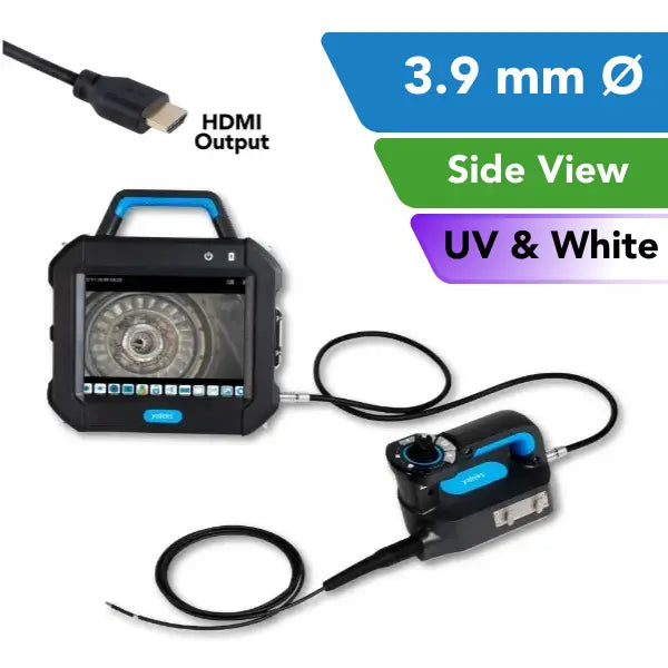 Yateks P+ Series 3.9 mm Side View Borescope Inspection System with UV and LED Illumination - InterTest