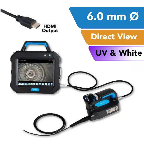 Yateks P+ Series 6.0mm Direct View Borescope Inspection System with UV and LED Illumination - InterTest