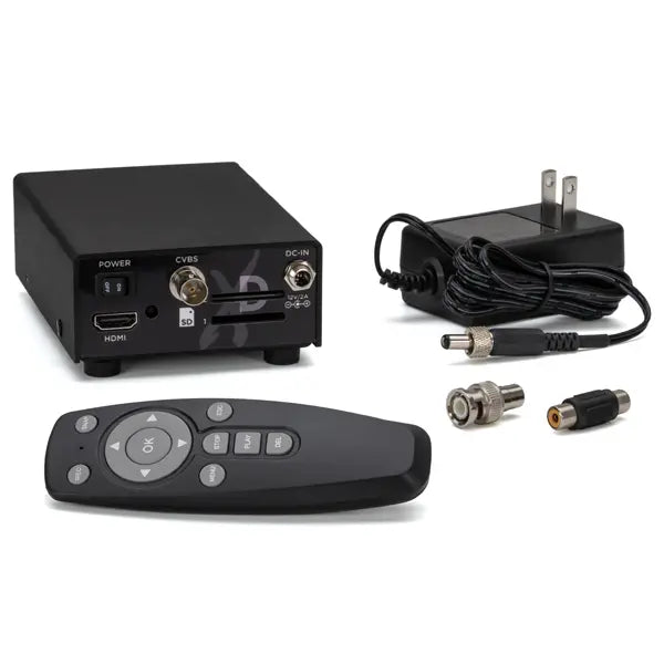 PeerlessPC-XDVRCU Camera Control Unit with remote and power plug