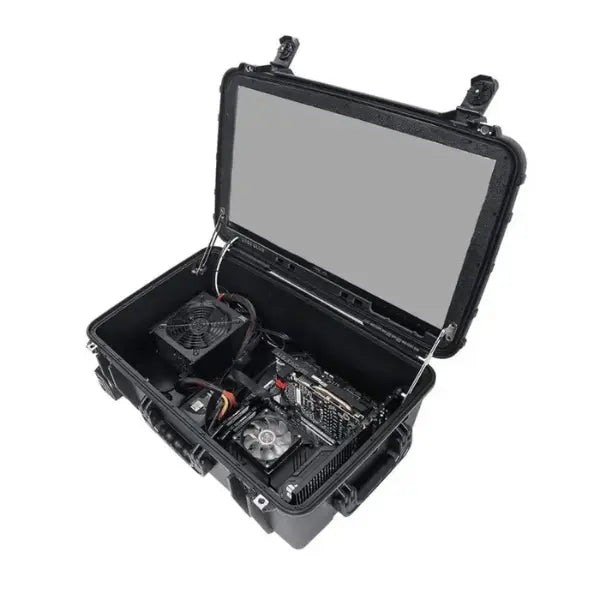 Monitor Rugged Cases Rugged Wheeled Case with 24