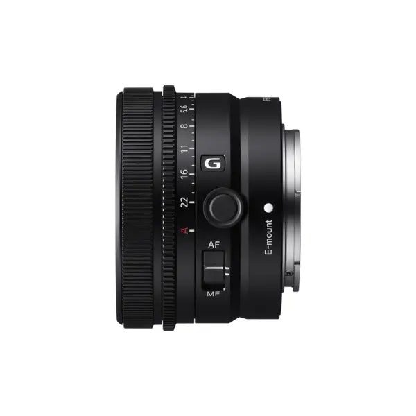 Sony FE 50mm f/2.5 E-mount Lens left profile rotated