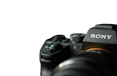 Sony Alpha Series showing logo