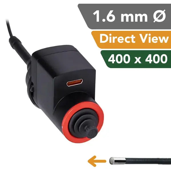 iShot® Model VX Industrial Borescope- 1.6 mm Direct View Fiber Illumin