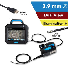 Yateks P+ Series Industrial Video Borescope 3.9 mm OD Dual View - High Illumination