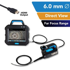 Yateks P+ Series Industrial Video Borescope 6.0 mm OD Direct View - Far Focus Range