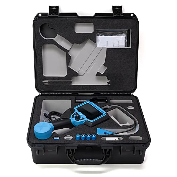 Yateks X+ Handheld Video Borescope Kit in open case