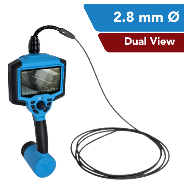 Yateks X+ Series Industrial Video Borescope 2.8 mm OD Dual View - Intertest, Inc.