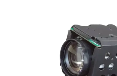 Close-up of a OEM camera lens