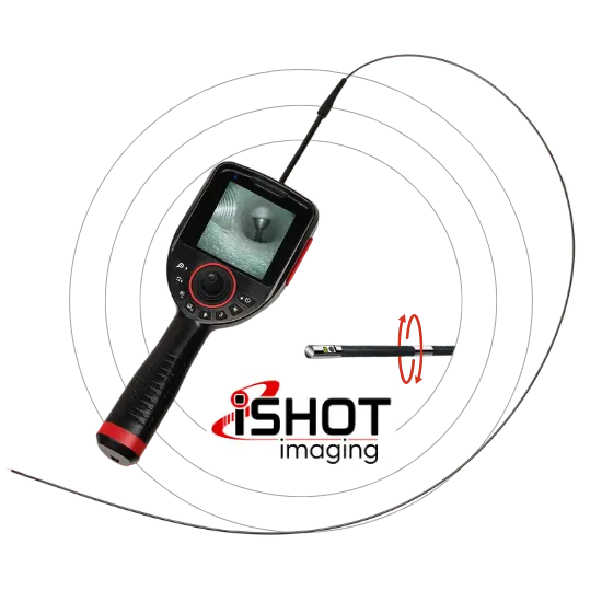 iShot Model E Video Borescope with rotating probe