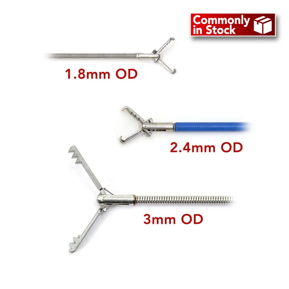 iGrab™ 1.8 mm, 2.4 mm, and 3 mm Micro Long Tooth FOD Retrieval Tools