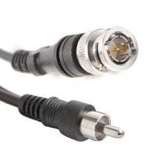 L. BNC (Composite) to RCA 6 ft Video Cable, Light Duty - InterTest, Inc.