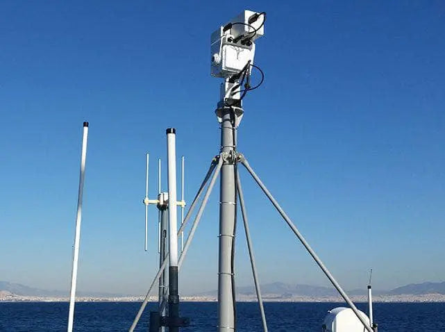 Naval Vessel Camera System IP-67 - Long Wave Infra-Red and Color Camera with Pan Tilt Zoom and Stabilization - InterTest, Inc.